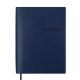 Щоденник датов. 2026 IDEAL, A5, синій, штуч. шкіра