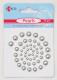Перлини SANTI самоклеючі сріблясті, 50 шт (1/1/10/2500)