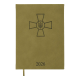 Щоденник датов. 2026 FORCES, A5, світло-коричневий, штучна шкіра/поролон