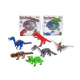 Термомозаїка тривимірна арт. ET20A (24 шт/2) динозаври 2 вида мікс, чемодан 17,5*16,5*6см