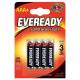 Батарейка ENERGIZER EVEREADY AAA Heavy Duty 4шт.