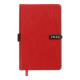 Щоденник датов. 2026 LEGEND, A6, червоний, штуч.шкіра