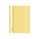 Папка-скоросшиватель А4 Economix с перфорацией, фактура "глянец", желтая пастельная