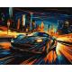 Набір для розпису по номерах "Нічне місто" 40х50см