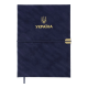Щоденник датов. 2026 PATRIOT VELOUR, A5, синій, штучна шкіра