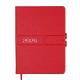 Щоденник датов. 2026 BELLE, A5, червоний, штучна шкіра/поролон