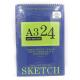 XQSU3200 Альбом для ескізів Art Nation SKETCH, А3, 43,5*29,7см 24аркуша, 200gsm, на спіралі