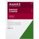 Обложка картонная Axent 2730-04-A "под кожу", А4, 50 штук, зеленый
