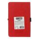 Щоденник датов. 2026 LEGEND, A6, червоний, штуч.шкіра
