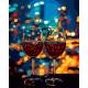 Картина за номерами SANTI "Нічне побачення", 40*50см, LED підсвітка