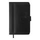 Щоденник датов. 2026 EPOS, A6, чорний, штуч. шкіра/поролон