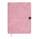 Щоденник недат. VELOUR, A5, рожевий, штуч.шкіра, 336 стор