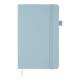 Книга записна ETALON 125*195, 96 арк., нелінований блок, обкл. штучна шкіра, блакитний