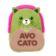 Рюкзак дитячий 1Вересня K-42 "AvoCato", зелений 