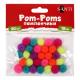 Помпони SANTI неонові кольори, асорті, акрил, d-12мм, 30шт./уп