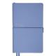 Щоденник-діловий записник 12х20 см Leo Planner датований 2026 "Glory", м'який, блакитний, 352 сторінки