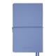 Щоденник-діловий записник 12х20 см Leo Planner датований 2026 "Glory", м'який, блакитний, 352 сторінки