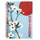 Блокнот YES А5/64 7БЦ cпіраль "Japan. Sakura", лінія