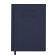 Щоденник датов. 2026 GENTLE, A5, синій, штуч. шкіра/поролон
