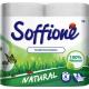 Бумага туалетная Soffione Natural, 4 рулона, белый
