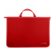 Портфель пластиковий А4 Economix на блискавці, 2 відділення, червоний, E31630-03
