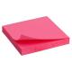 Блок паперу з клейким шаром 75x75мм,100 арк, неоново-рожевий, D3414-13