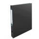 Папка-реєстратор А4 на 4-O кільцях, чорна