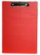 Планшет з кліпом, А4, PVC, черв.., 4-257-01, 4Office