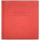Щоденник недатований А5, тиснення "Notebook", Vivella, кремовий блок, червоний, клітинка