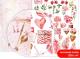 Бумага дизайнерская двухсторонняя матовая „Valentine's Mood“ 7, 21х29,7 см, 200 г/м2, ROSA TALENT¶