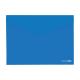 Папка-конверт А5 прозрачная на кнопке Economix, 180 мкм, фактура "глянец", синяя