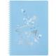 Блокнот на спіралі пласт. обкл., А5, 80 арк., кл. Flower Sym 2