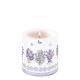 19219735 Свічка маленька Чудова лавандово-біла 7,5х9 см
