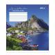Зошит учнівський 24л, Gold, лiнiя., ТВ-49 УФ-лак, блок 60 г/м №3525 Подорожуй