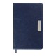 Щоденник датов. 2026 SALERNO, A6, синій, штуч. шкіра