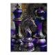 Набор для росписи по номерам Фиолетовые шахматы Strateg размером 40х50 см (GS900)
