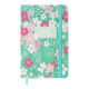 Книжка записна BLOSSOM, на гумці, А6, 80 арк., клітинка., офсет крем., тв.лам.обл., блакитна