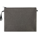 Папка для документів, текстильна, А4+, графітова