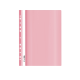 Папка-швидкозшивач А4 Economix з перфорацією, фактура "глянець", пастельна рожева (10/300)