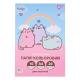 Папір кольоровий двосторонній Yes "Pusheen", 20 аркушів, А4, скоба