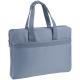 Сумка для документів текстильна А4, 1 відділення, блакитна