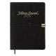 Щоденник датов. 2026 VELOUR, A5, чорний, штуч. шкіра
