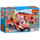 *Конструктор "Пожежники" (324 елм.) Два пожежних авто / COGO