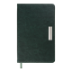 Щоденник датов. 2026 SALERNO, A6, зелений, штуч. шкіра