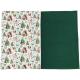Кухонний текстиль SOHO Наб. руш. 40*60см бавовна 100% Christmas Green стрічка 2 шт. (BS 45514A/1)