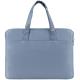 Сумка для документів текстильна А4, 1 відділення, блакитна