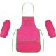Фартух з нарукавниками, 49*30 см, рожевий