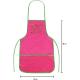 Фартух з нарукавниками, 49*30 см, рожевий