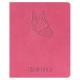 Щоденник шкільний А5 (160х198), 42 арк., обкл. шт.шкіра рожевий "Метелик"